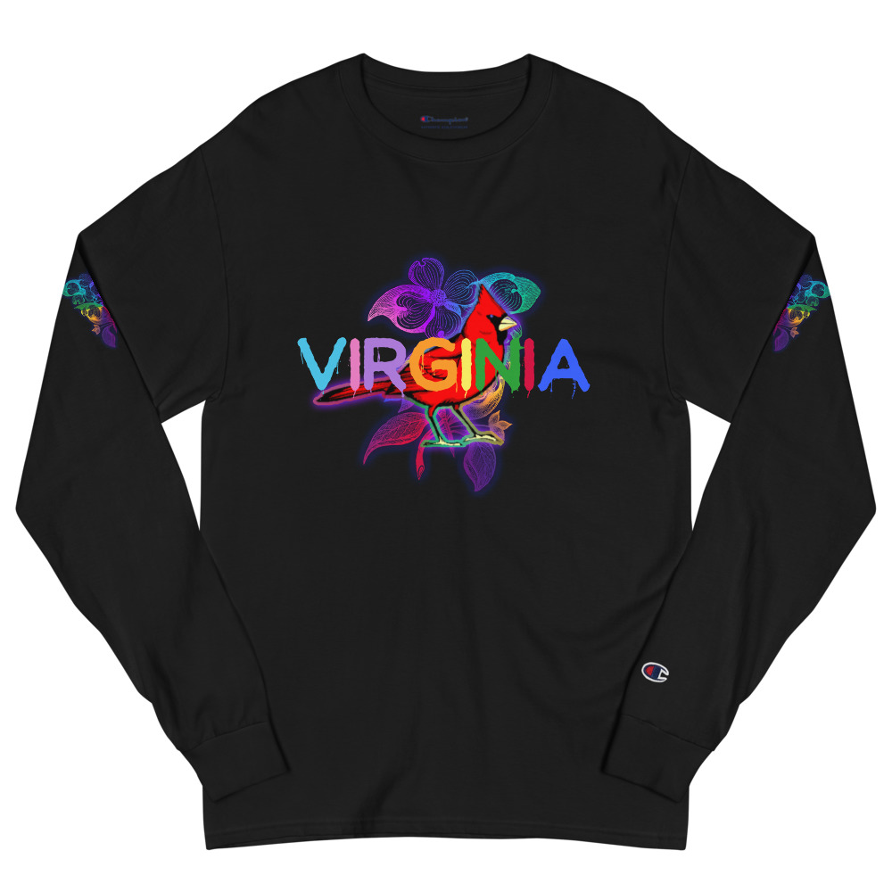 Men's Champion VIRGINIA Long Sleeve T-shirt