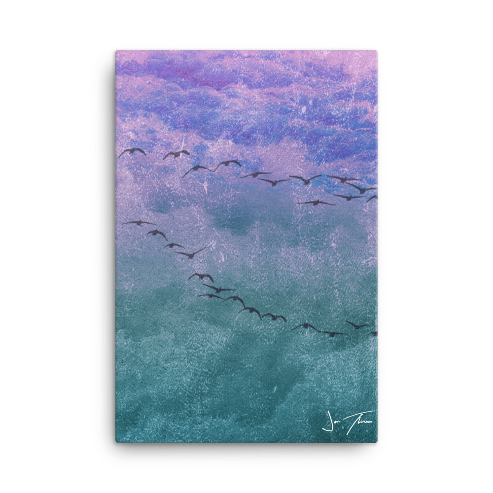 Birds Flying High Canvas